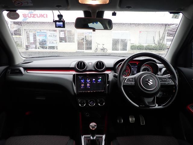 スイフトスポーツ スポーツ　２型　全方位カメラ付きメモリーナビ　全方位カメラ付きメモリーナビ　衝突被害軽減システム　衝突安全ボディ　クリアランスソナー　盗難防止システム　キーレスエントリー　スマートキー　シートヒーター（43枚目）