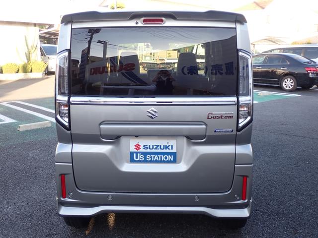 スペーシアカスタム カスタム　ＨＹＢＲＩＤ　ＸＳターボ　スズキコネクト対応　スズキコネクト対応全方位カメラナビ　衝突被害軽減システム	ターボ　キーレスエントリー　エアコン	パワーステアリング	パワーウィンドウ	運転席エアバッグ	ＡＢＳ（9枚目）