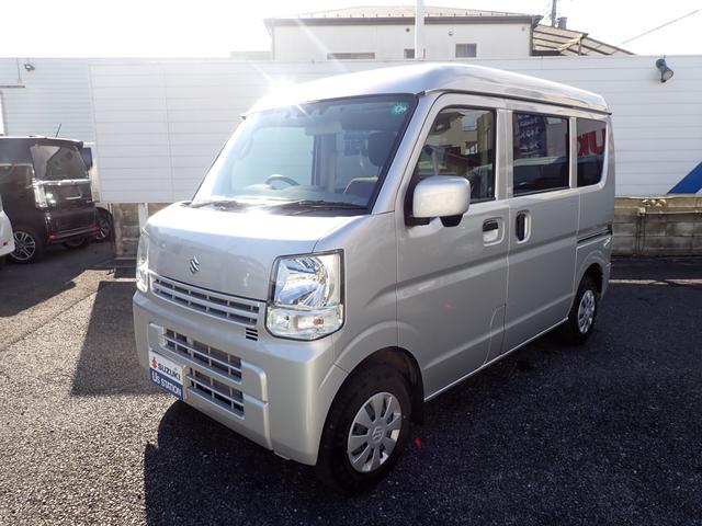 エブリイ PC 5型 衝突被害軽減システム 衝突安全ボディ クリアランスソナー 盗難防止システム キーレスエントリー アイドリングストップ シートヒーター エアコン パワーステアリング パワーウィンドウ 運転席エアバッグ(12枚目)