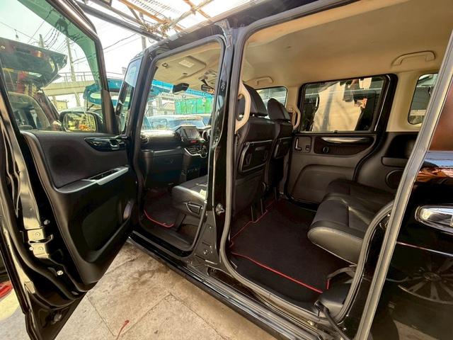 N-BOXカスタム 1年保証 ターボ 両側パワスラ レーダーブレーキ 横滑り防止機能 クルーズコントロール テレビ ナビ Bluetooth バックカメラ ETC HIDヘッドライト(33枚目)