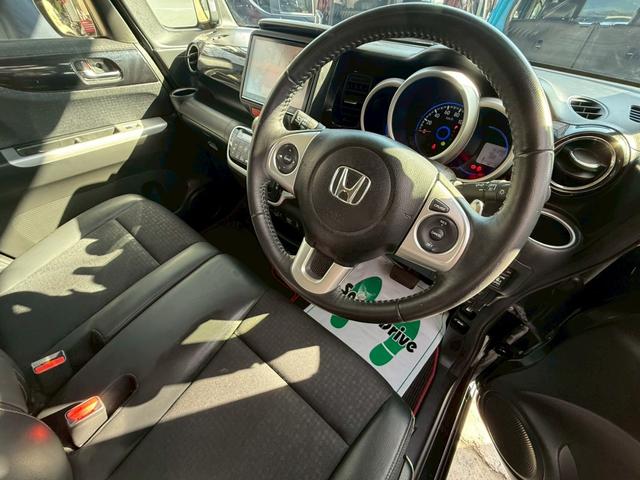 N-BOXカスタム 1年保証 ターボ 両側パワスラ レーダーブレーキ 横滑り防止機能 クルーズコントロール テレビ ナビ Bluetooth バックカメラ ETC HIDヘッドライト(61枚目)