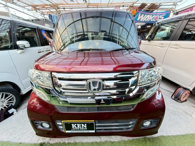 N-BOXカスタム G・Lパッケージ 1年保証 両側パワスラ レーダーブレーキ 横滑り防止機能 バックカメラ テレビ ナビ ETC HIDヘッドライト ロールサンシェード(26枚目)