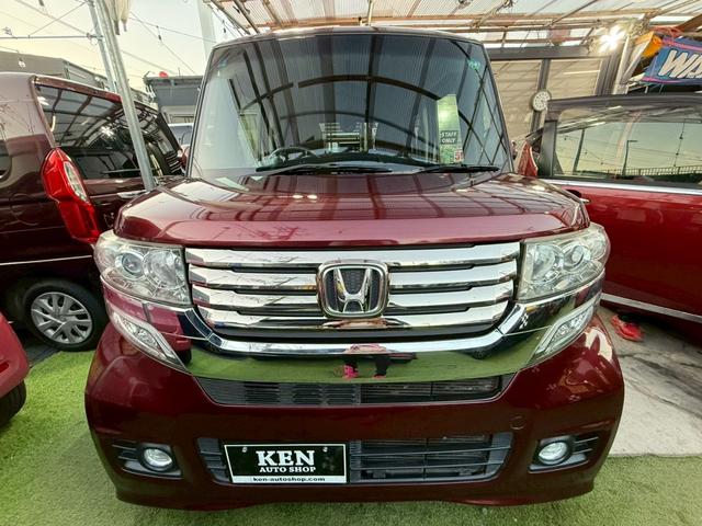 Ｎ－ＢＯＸカスタム Ｇ・Ｌパッケージ　１年保証　両側パワスラ　横滑り防止機能　１４インチアルミホイール　ＨＩＤヘッドライト　バックカメラ　テレビ　ナビ（25枚目）