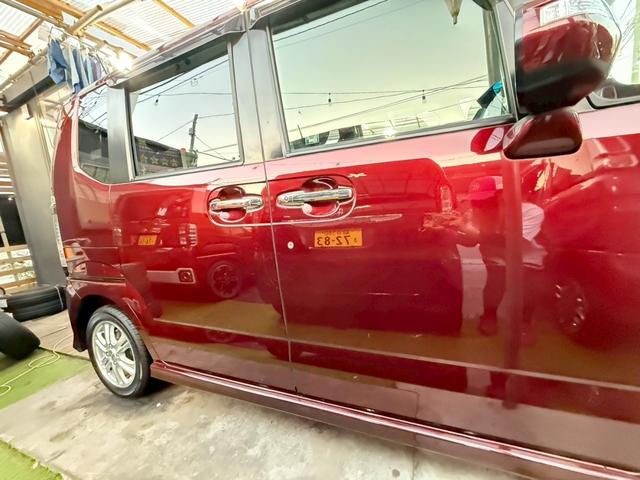 Ｎ－ＢＯＸカスタム Ｇ・Ｌパッケージ　１年保証　両側パワスラ　横滑り防止機能　１４インチアルミホイール　ＨＩＤヘッドライト　バックカメラ　テレビ　ナビ（27枚目）