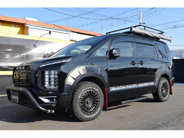 デリカＤ：５ Ｇ　パワーパッケージ　ワンオーナー２．２ＧパワーＰＫＧオーバーフェンダールーフキャリアサイドオーニングタープテント（2枚目）