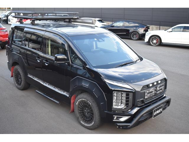 デリカＤ：５ Ｇ　パワーパッケージ　ワンオーナー２．２ＧパワーＰＫＧオーバーフェンダールーフキャリアサイドオーニングタープテント（3枚目）