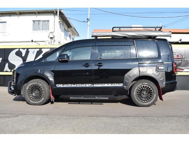 デリカＤ：５ Ｇ　パワーパッケージ　ワンオーナー２．２ＧパワーＰＫＧオーバーフェンダールーフキャリアサイドオーニングタープテント（4枚目）