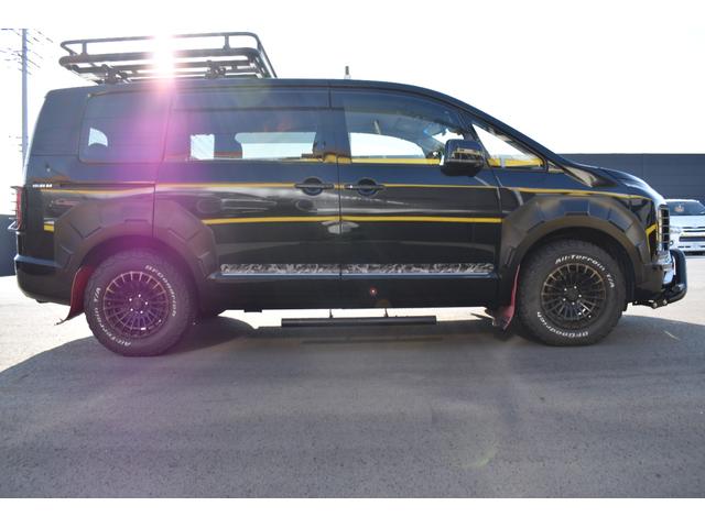 デリカＤ：５ Ｇ　パワーパッケージ　ワンオーナー２．２ＧパワーＰＫＧオーバーフェンダールーフキャリアサイドオーニングタープテント（5枚目）