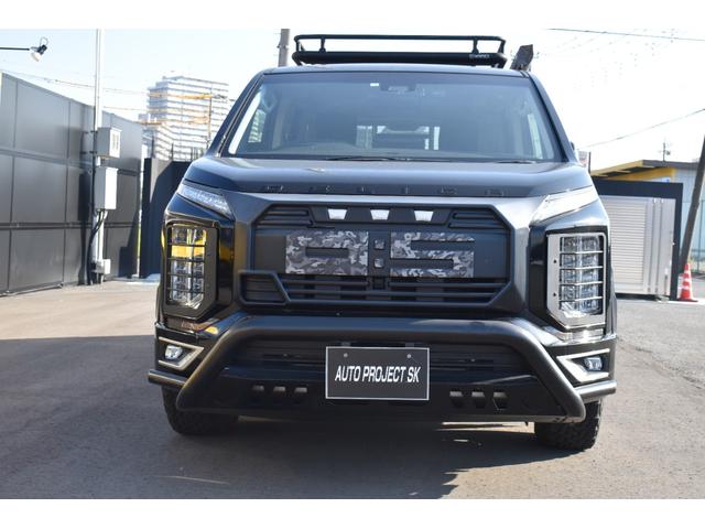 デリカＤ：５ Ｇ　パワーパッケージ　ワンオーナー２．２ＧパワーＰＫＧオーバーフェンダールーフキャリアサイドオーニングタープテント（34枚目）