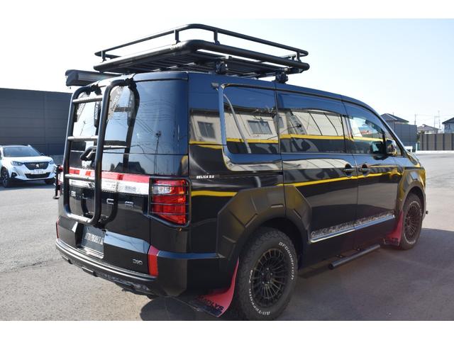 デリカＤ：５ Ｇ　パワーパッケージ　ワンオーナー２．２ＧパワーＰＫＧオーバーフェンダールーフキャリアサイドオーニングタープテント（35枚目）