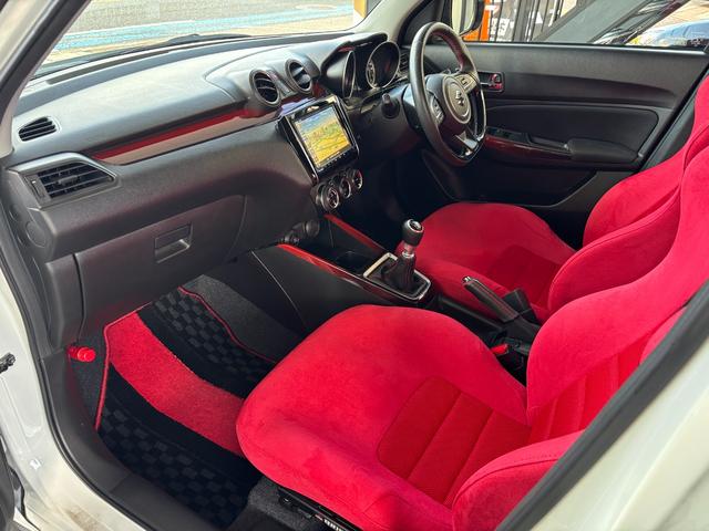 スイフトスポーツ ベースグレード 6MT HKSマフラー BLITZ車高調 BRIDEシート RMP17inAW BLITZエアクリ/タワーバー Panasonicナビ(DTV/Bluetooth) スマートキー ETC ワンオーナー(28枚目)