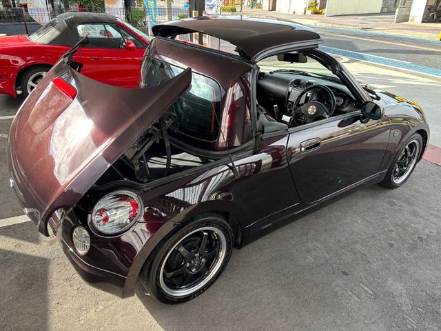 コペン アルティメットエディションIIメモリアル 5MT 純正RECAROシート BLITZマフラー KYBサスペンション pivotマルチゲージ 社外15inAW テイクオフブローオフバルブ カロッツェリアナビ 社外ドラレコ ETC キーレス(58枚目)