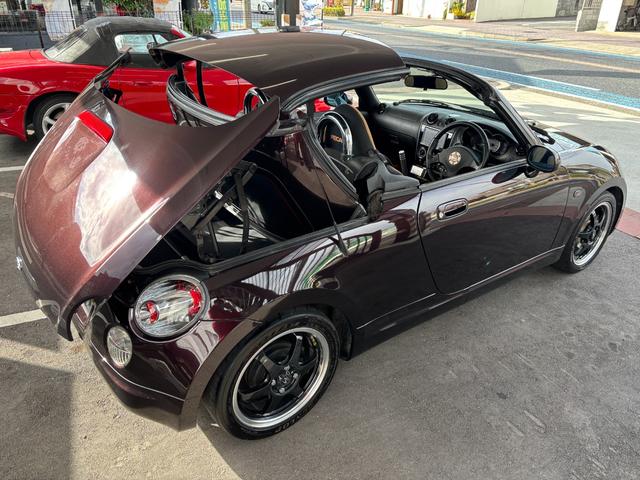 コペン アルティメットエディションIIメモリアル 5MT 純正RECAROシート BLITZマフラー KYBサスペンション pivotマルチゲージ 社外15inAW テイクオフブローオフバルブ カロッツェリアナビ 社外ドラレコ ETC キーレス(60枚目)