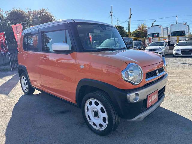 ハスラー Ｇ　ＥＴＣ　バックカメラ　ナビ　衝突被害軽減システム　スマートキー　アイドリングストップ　電動格納ミラー　シートヒーター　ベンチシート　ＣＶＴ　盗難防止システム　ＡＢＳ　ＥＳＣ　Ｂｌｕｅｔｏｏｔｈ（12枚目）