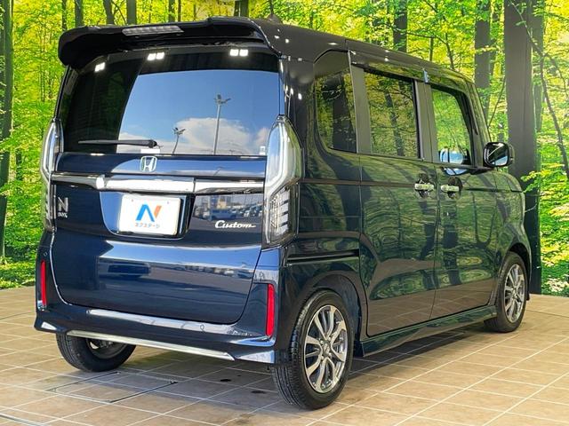 Ｎ－ＢＯＸカスタム Ｌ　両側電動スライドドア　純正ナビ　バックカメラ　衝突軽減　レーダークルーズ　シートヒーター　コーナーセンサー　スマートキー　ＬＥＤヘッド＆フォグ　ＥＴＣ　オートハイビーム　車線逸脱警報　オートライト（17枚目）