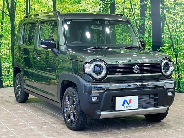 ハスラー タフワイルド 届出済未使用車 純正9型ナビ 全周囲カメラ 衝突軽減 レーダークルーズ コーナーセンサー シートヒーター スマートキー LEDヘッド オートハイビーム 革巻きハンドル 車線逸脱警報 オートライト(16枚目)