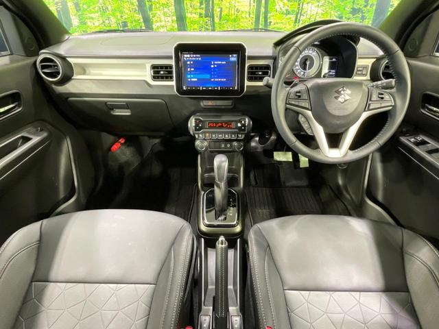 イグニス ハイブリッドMF 純正8型ナビ 全周囲カメラ 衝突軽減 クルーズコントロール シートヒーター レザーシート スマートキー LEDヘッド ルーフレール ETC ステアリングスイ 車線逸脱警報 オートライト オートエアコン(2枚目)