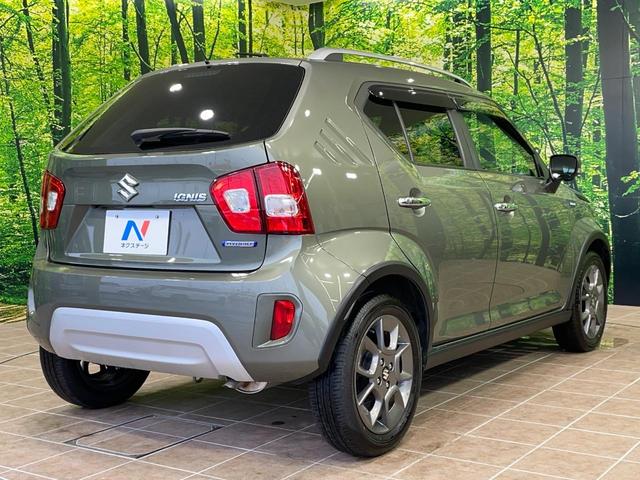 イグニス ハイブリッドMF 純正8型ナビ 全周囲カメラ 衝突軽減 クルーズコントロール シートヒーター レザーシート スマートキー LEDヘッド ルーフレール ETC ステアリングスイ 車線逸脱警報 オートライト オートエアコン(17枚目)