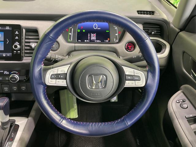 フィット e:HEVクロスター 純正9型ナビ バックカメラ 衝突軽減 レーダークルーズ ドラレコ コーナーセンサー スマートキー LEDヘッド ルーフレール ETC2.0 車線逸脱警報 オートライト(11枚目)