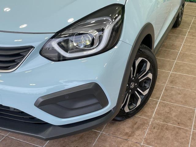 フィット e:HEVクロスター 純正9型ナビ バックカメラ 衝突軽減 レーダークルーズ ドラレコ コーナーセンサー スマートキー LEDヘッド ルーフレール ETC2.0 車線逸脱警報 オートライト(12枚目)