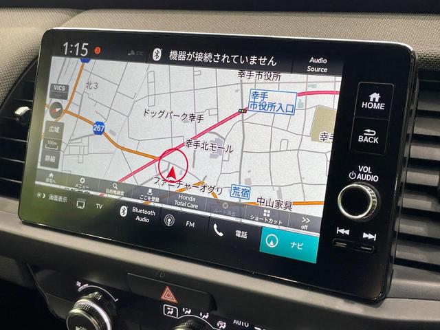 フィット e:HEVクロスター 純正9型ナビ バックカメラ 衝突軽減 レーダークルーズ ドラレコ コーナーセンサー スマートキー LEDヘッド ルーフレール ETC2.0 車線逸脱警報 オートライト(22枚目)