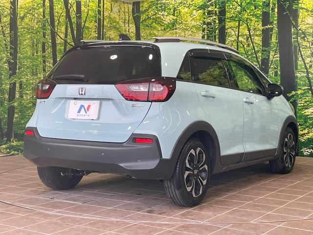 フィット e:HEVクロスター 純正9型ナビ バックカメラ 衝突軽減 レーダークルーズ ドラレコ コーナーセンサー スマートキー LEDヘッド ルーフレール ETC2.0 車線逸脱警報 オートライト(51枚目)