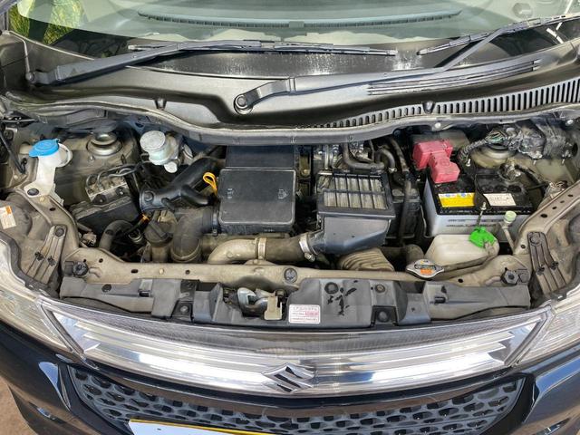 パレットSW TS ターボ 両側電動スライドドア 純正ナビ スマートキー HIDヘッド ETC オートライト オートエアコン 純正14インチアルミ CD DVD フルセグ 革巻きハンドル プライバシーガラス ドアバイザー(18枚目)