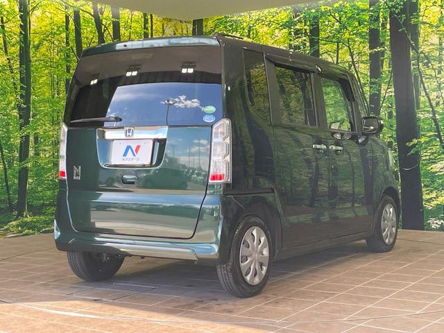 N-BOX G ターボSSパッケージ 純正ナビ バックカメラ 両側電動スライドドア 衝突軽減 HIDヘッド オートライト シートヒーター オートエアコン 革巻きハンドル プライバシーガラス シートバックテーブル ロールサンシェイド(17枚目)