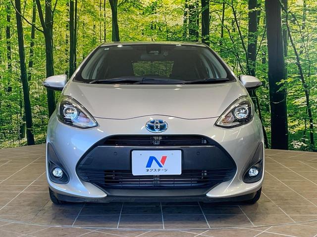 アクア Sスタイルブラック 純正ナビ バックカメラ 衝突軽減 ドラレコ コーナーセンサー シートヒーター スマートキー LEDヘッド ETC2.0 オートハイビーム オートライト オートエアコン Bluetooth 車線逸脱警報(14枚目)