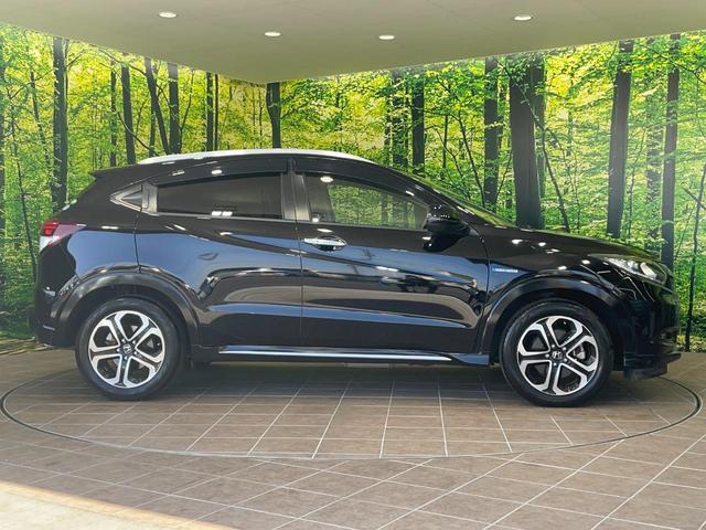 ヴェゼル ハイブリッドＺ・ホンダセンシング　純正ＳＤナビ　バックカメラ　衝突被害軽減システム　レーダークルーズ　禁煙車　ドラレコ　スマートキー　ＬＥＤヘッド　ビルトインＥＴＣ　車線逸脱警報　オートライト　デュアルエアコン　純正１７インチアルミ（58枚目）