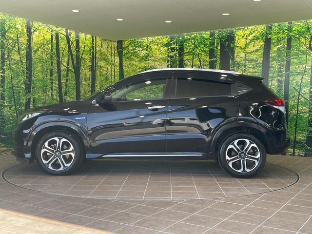 ヴェゼル ハイブリッドＺ・ホンダセンシング　純正ＳＤナビ　バックカメラ　衝突被害軽減システム　レーダークルーズ　禁煙車　ドラレコ　スマートキー　ＬＥＤヘッド　ビルトインＥＴＣ　車線逸脱警報　オートライト　デュアルエアコン　純正１７インチアルミ（60枚目）