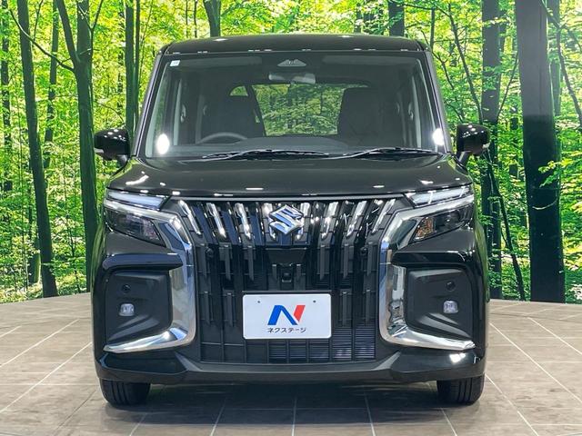 ソリオバンディット ハイブリッドMV 登録済未使用車 9型メーカーナビ 両側電動スライドドア 全周囲カメラ 衝突軽減 アダプティブクルーズ コーナーセンサー シートヒーター BSM ヘッドアップディスプレイ LEDヘッド 車線逸脱警報(14枚目)