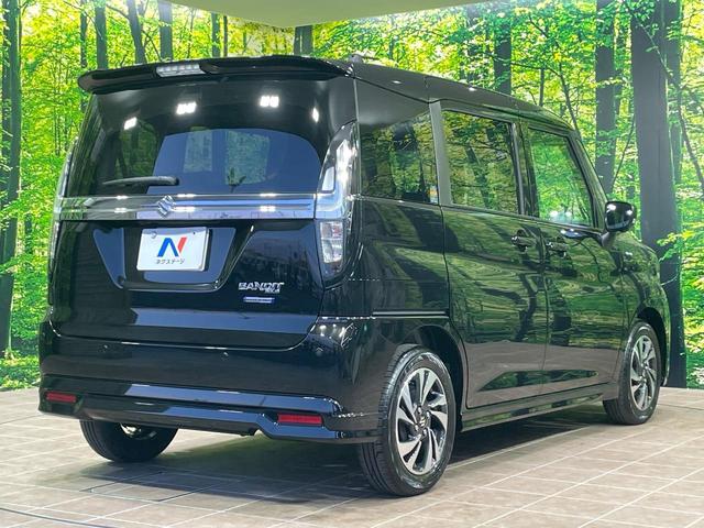 ソリオバンディット ハイブリッドMV 登録済未使用車 9型メーカーナビ 両側電動スライドドア 全周囲カメラ 衝突軽減 アダプティブクルーズ コーナーセンサー シートヒーター BSM ヘッドアップディスプレイ LEDヘッド 車線逸脱警報(17枚目)