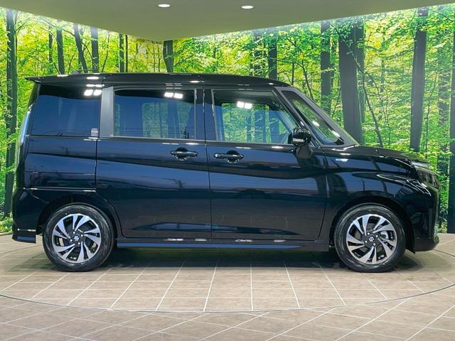 ソリオバンディット ハイブリッドMV 登録済未使用車 9型メーカーナビ 両側電動スライドドア 全周囲カメラ 衝突軽減 アダプティブクルーズ コーナーセンサー シートヒーター BSM ヘッドアップディスプレイ LEDヘッド 車線逸脱警報(66枚目)