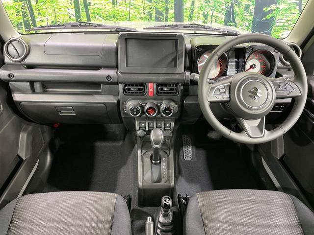 ジムニー ＸＣ　届出済未使用車　衝突軽減　コーナーセンサー　クルーズコントロール　シートヒーター　スマートキー　ＬＥＤヘッド　車線逸脱警報　革巻きハンドル　ステアリングスイッチ　オートエアコン　純正１６インチＡＷ（2枚目）