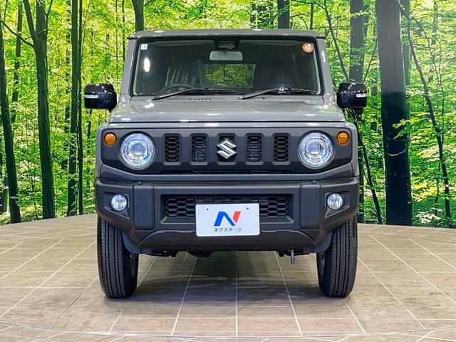 ジムニー ＸＣ　届出済未使用車　衝突軽減　コーナーセンサー　クルーズコントロール　シートヒーター　スマートキー　ＬＥＤヘッド　車線逸脱警報　革巻きハンドル　ステアリングスイッチ　オートエアコン　純正１６インチＡＷ（14枚目）