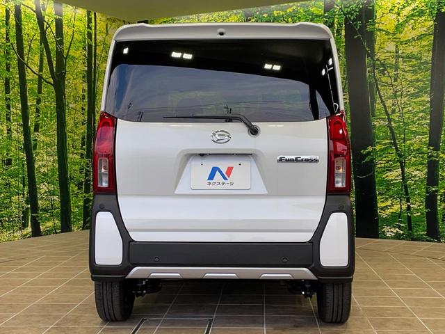 タント ファンクロスターボ　届出済未使用車　両側電動スライドドア　衝突軽減　コーナーセンサー　スマートキー　ＬＥＤヘッド　ルーフレール　オートライト　オートエアコン　純正１５インチアルミ　ＬＥＤフォグ（15枚目）