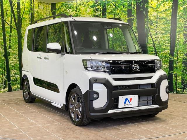 タント ファンクロスターボ　届出済未使用車　両側電動スライドドア　衝突軽減　コーナーセンサー　スマートキー　ＬＥＤヘッド　ルーフレール　オートライト　オートエアコン　純正１５インチアルミ　ＬＥＤフォグ（16枚目）