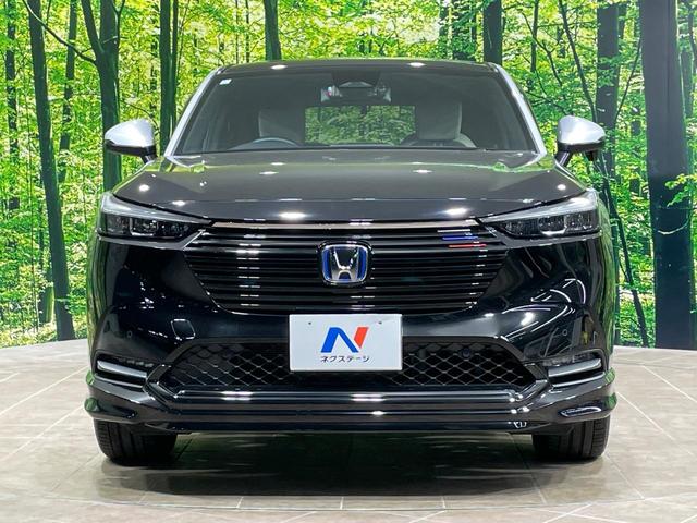 ヴェゼル ｅ：ＨＥＶ　ＰＬａＹ　純正９型ナビ　バックカメラ　衝突軽減　レーダークルーズ　ハーフレザーシート　ドラレコ　デジタルインナーミラー　ＬＥＤヘッド　ＥＴＣ２．０　純正１８インチＡＷ　オートハイビーム（14枚目）