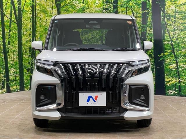 ソリオバンディット ハイブリッドＭＶ　登録済未使用車　両側電動スライドドア　衝突軽減　コーナーセンサー　スマートキー　ＬＥＤヘッド　純正１５インチＡＷ　オートハイビーム　車線逸脱警報　オートライト　オートエアコン　ＬＥＤフォグ（14枚目）