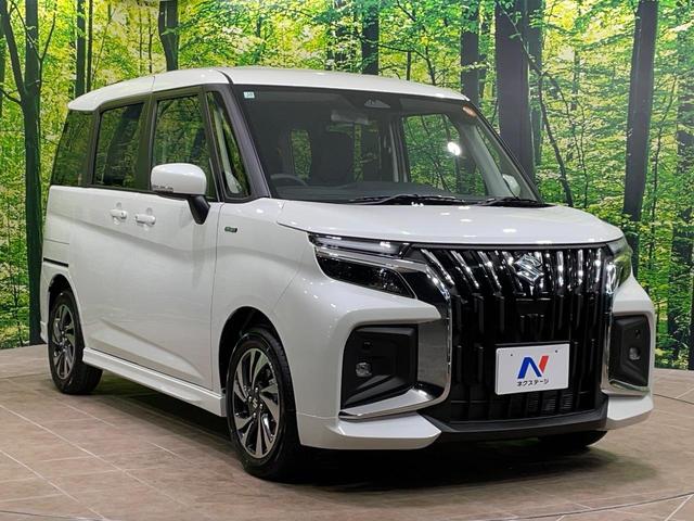 ソリオバンディット ハイブリッドＭＶ　登録済未使用車　両側電動スライドドア　衝突軽減　コーナーセンサー　スマートキー　ＬＥＤヘッド　純正１５インチＡＷ　オートハイビーム　車線逸脱警報　オートライト　オートエアコン　ＬＥＤフォグ（16枚目）