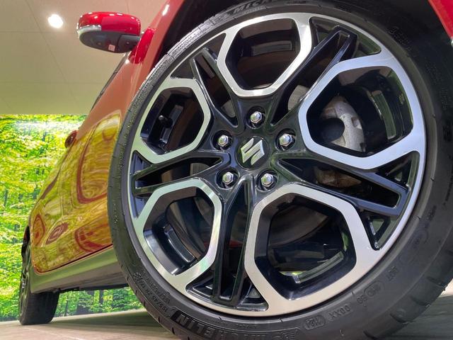 スイフトスポーツ ベースグレード　ターボ　純正ナビ　全周囲カメラ　衝突軽減　ドラレコ　パドルシフト　スマートキー　シートヒーター　ＬＥＤヘッド　ＥＴＣ　純正１７インチＡＷ　車線逸脱警報　オートライト　Ｂｌｕｅｔｏｏｔｈ　ＣＤ（13枚目）