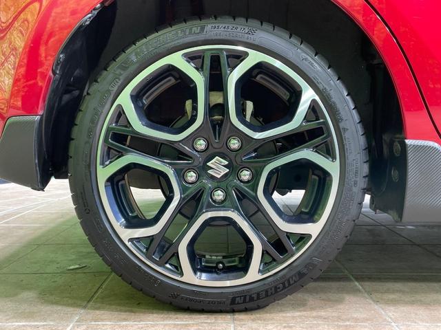 スイフトスポーツ ベースグレード　ターボ　純正ナビ　全周囲カメラ　衝突軽減　ドラレコ　パドルシフト　スマートキー　シートヒーター　ＬＥＤヘッド　ＥＴＣ　純正１７インチＡＷ　車線逸脱警報　オートライト　Ｂｌｕｅｔｏｏｔｈ　ＣＤ（55枚目）