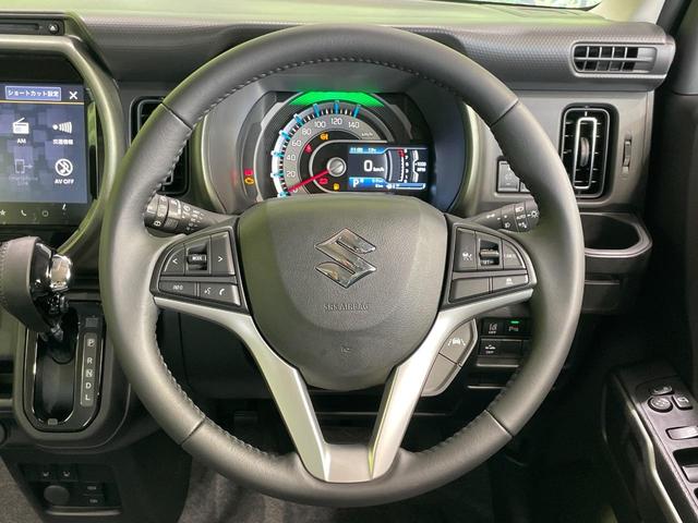 ハスラー タフワイルド 届出済未使用車 純正9型ナビ 全周囲カメラ 衝突軽減 アダプティブクルーズ 車線逸脱警報 コーナーセンサー スマートキー シートヒーター LEDヘッド&フォグ オートハイビーム 純正15インチAW(11枚目)