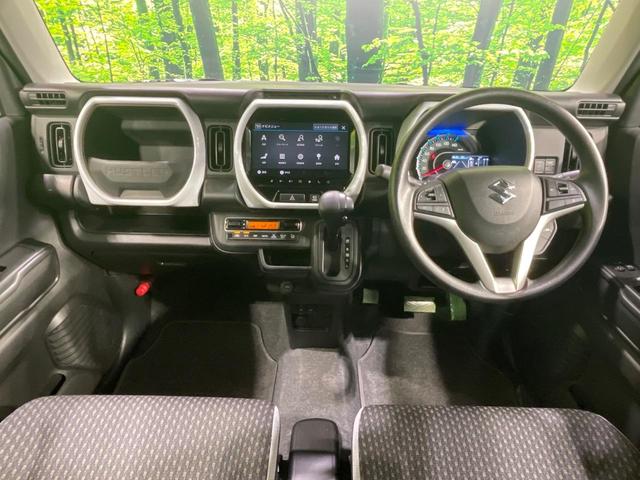 ハスラー ハイブリッドG 純正9型ナビ 全周囲カメラ 衝突軽減 レーダークルーズ 車線逸脱警報 スマートキー シートヒーター ETC LEDヘッド オートライト オートエアコン Bluetooth再生 CD/DVD再生(2枚目)