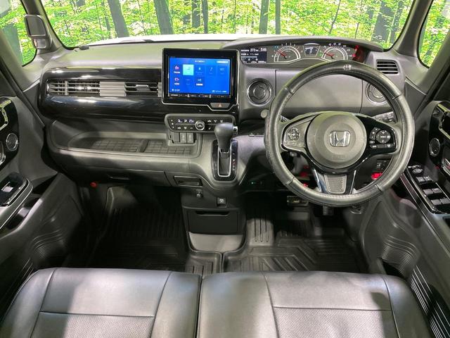 Ｎ－ＢＯＸカスタム Ｌ　電動スライドドア　ナビ　バックカメラ　レーダークルーズ　衝突軽減装置　ドラレコ　ＥＴＣ　クリアランスソナー　ＬＥＤヘッド　シートヒーター　スマートキー　オートライト　オートエアコン　フルセグ（2枚目）