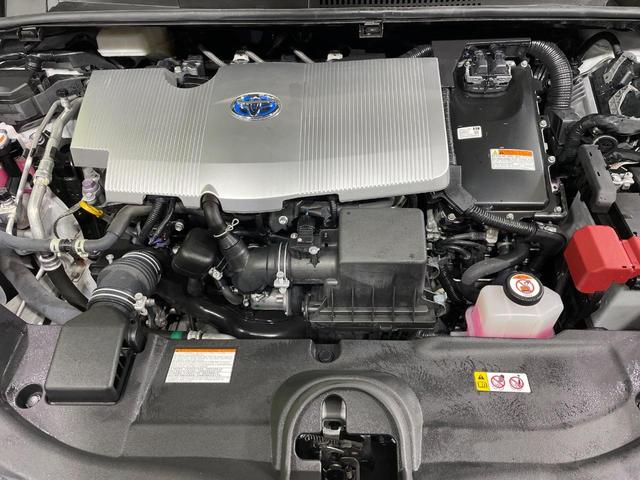 プリウス S ナビ バックカメラ レーダークルーズ 衝突軽減装置 ドラレコ ETC LEDヘッド クリアランスソナー オートマチックハイビーム 車線逸脱警報 オートライト オートエアコン ステアリングスイッチ(18枚目)