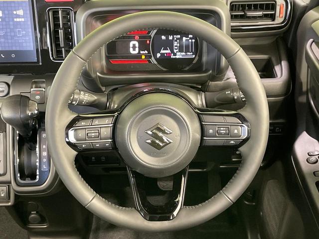 スペーシアギア ハイブリッドXZ 2トーン 届出済未使用車 両側電動スライドドア 純正9型ナビ 全周囲カメラ 衝突軽減 レーダークルーズ コーナーセンサー スマートキー LEDヘッド 純正14インチAW オートハイビーム 車線逸脱警報(11枚目)