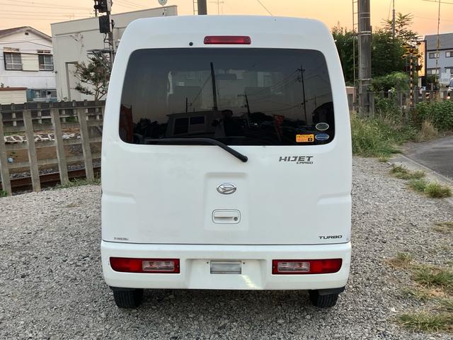 ハイゼットカーゴ クルーズターボ MT5速  キーレス 電動ドアミラー ハイルーフ ドアバイザー(5枚目)