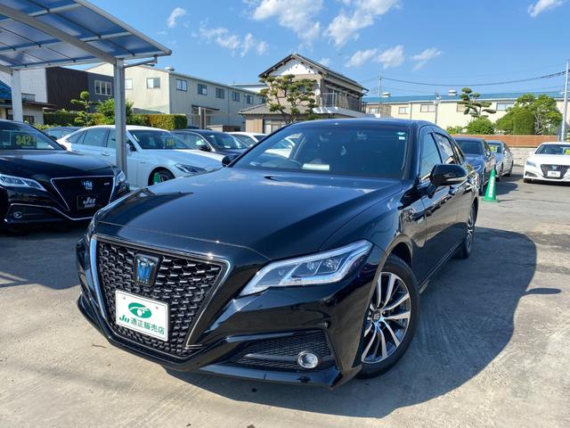 クラウンハイブリッド Ｇ　メーカーナビ　ハンドル／シートヒーター　ヘッドアップディスプレイ　ブラインドスポットモニター　ＥＴＣ　クルーズコントロール　クリアラスソナー　３眼ＬＥＤヘッドライト　フォグランプ　純正アルミ　ホイール（2枚目）